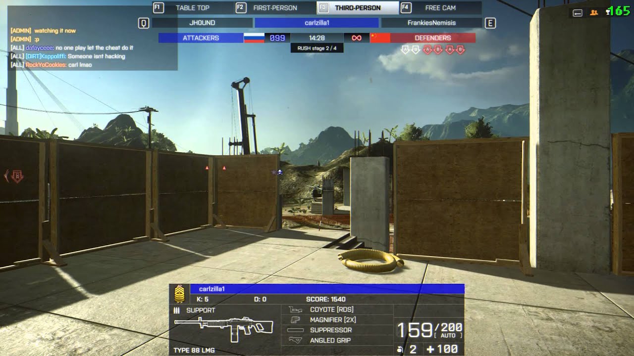 Battlefield 4 PC Admin Hacker caught
