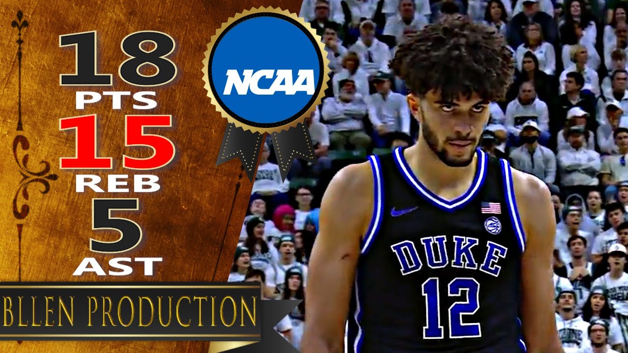 Cameron Boozer - 18 Pts, 15 Reb, 5 Ast Full Highlights｜Duke Blue Devils vs Michigan State｜2025.12.06