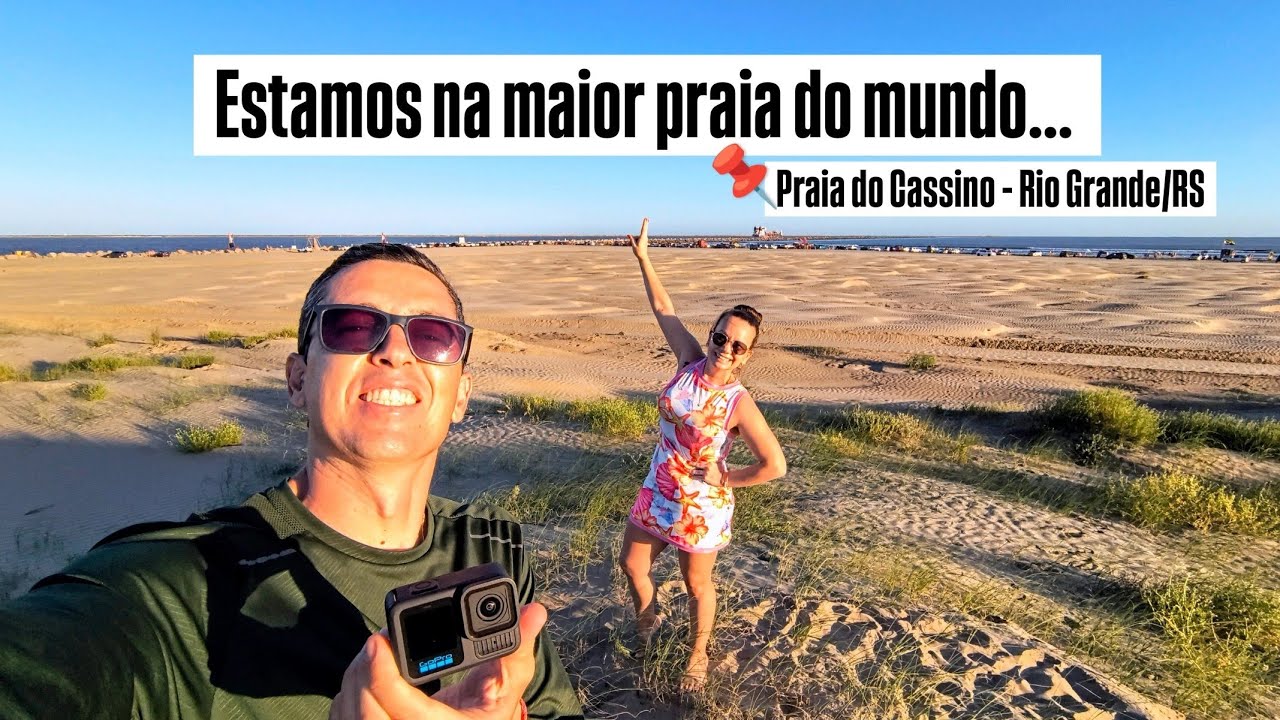 Na Maior Praia do Mundo - Praia do Cassino, Rio Grande-RS