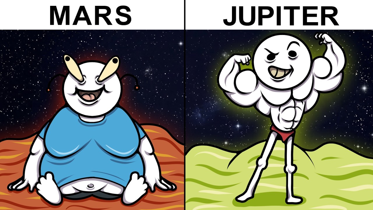 How You'd Look Living On Different Planets
