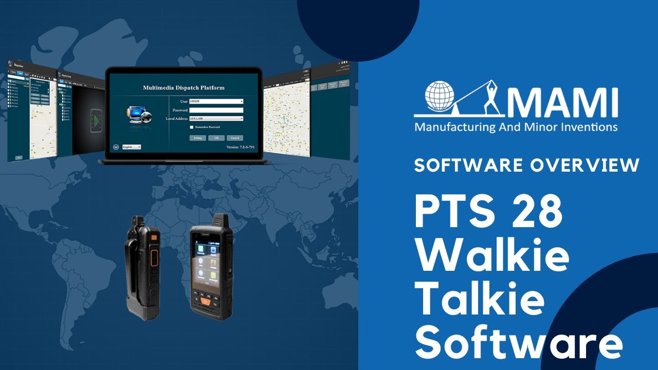 Trova PTS 28, 4G Walkie Talkie Software Overview