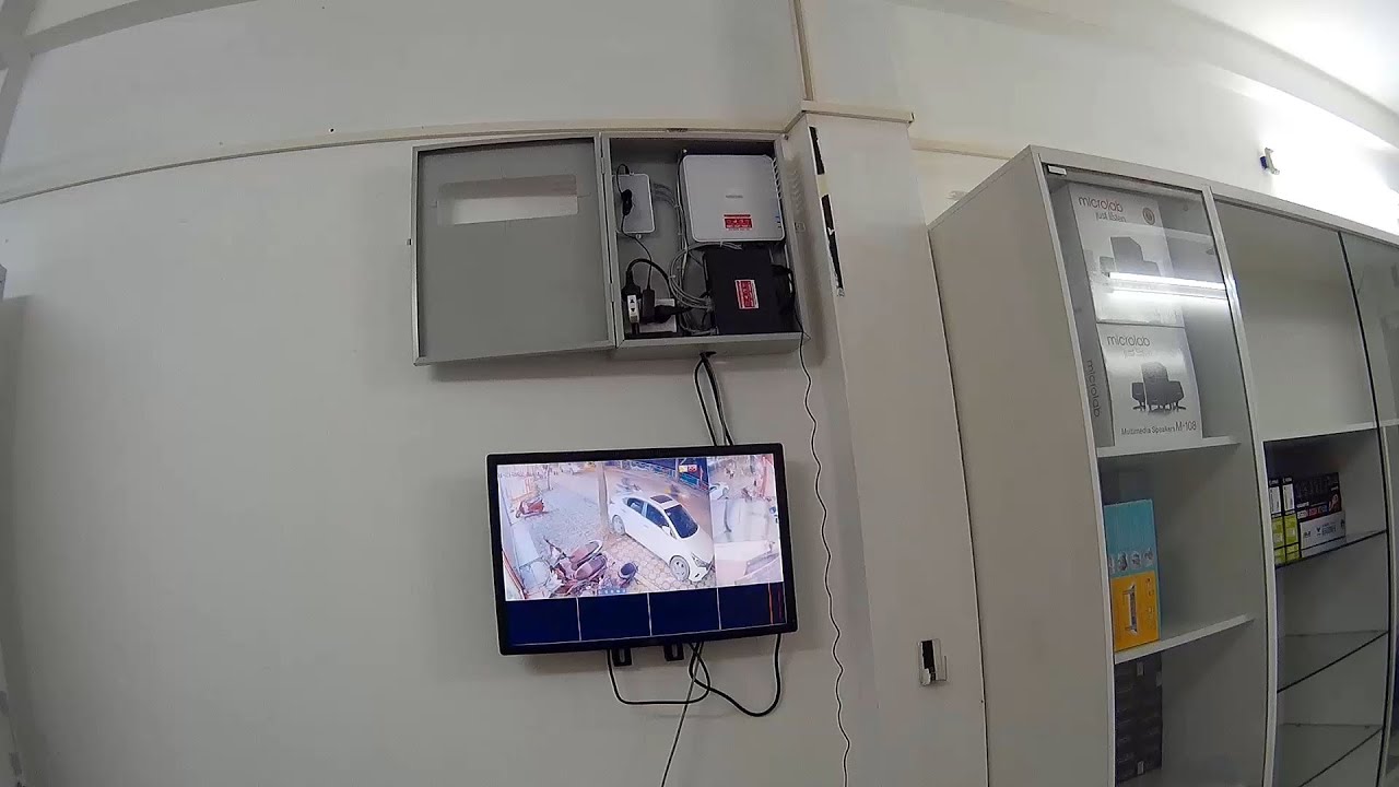 Lắp Đặt Bộ Đầu 8 kênh IP POE HIKVISION cho MÁY TÍNH PHONG VŨ - HÀ NỘI -  Full gọn đẹp thẩm mỹ