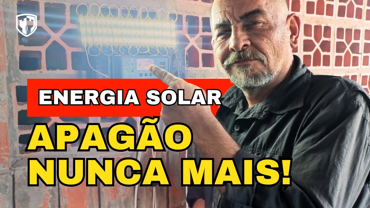 🔴ENERGIA SOLAR LIVRE  EM CASA | TODOS DEVERIAM TER