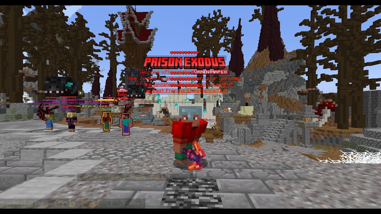 BEST MINECRAFT PRISONS SERVER | VARENTPVP