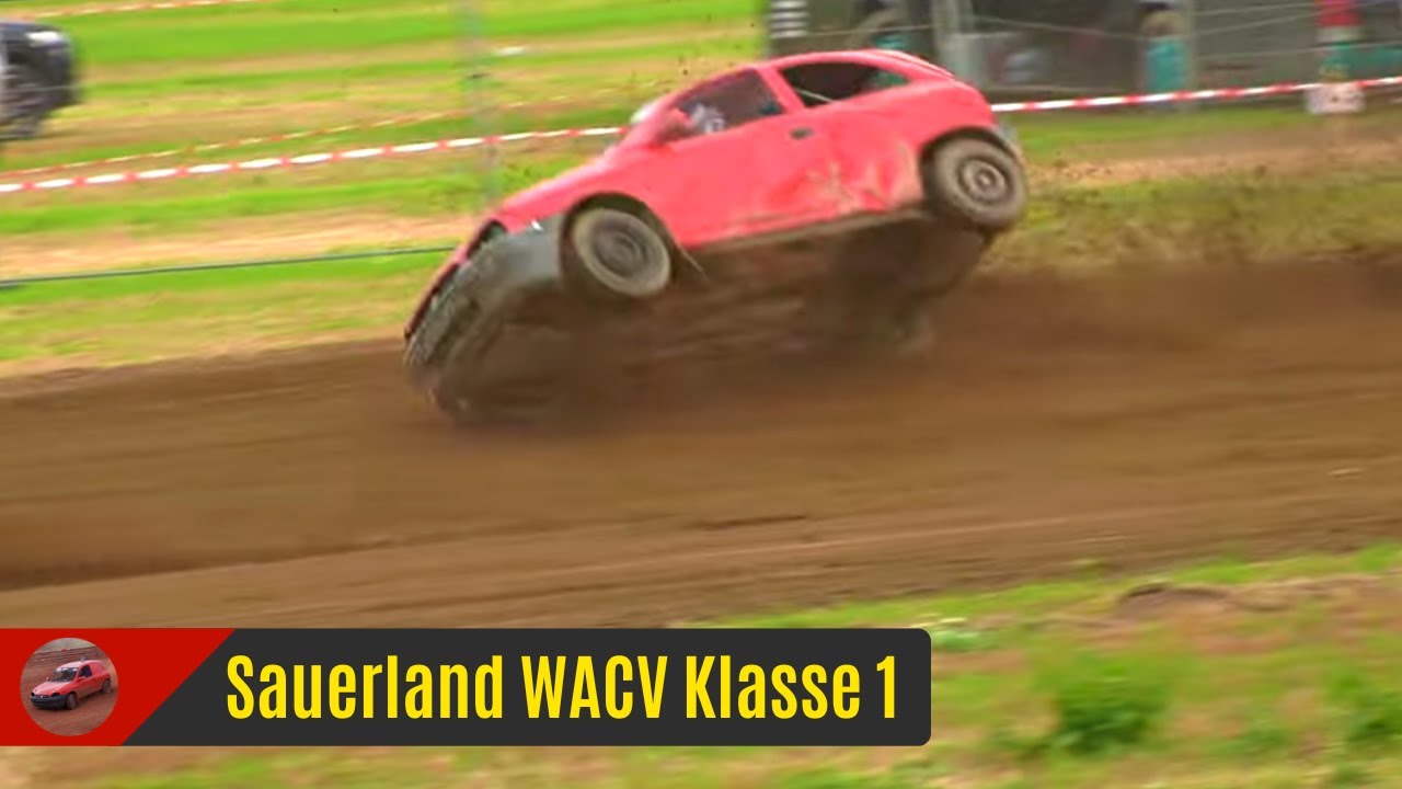 AUTOCROSS Meschede 19.08.2023 - Klasse 1 WACV: Alle Läufe [4K] ÜBERSCHLAG