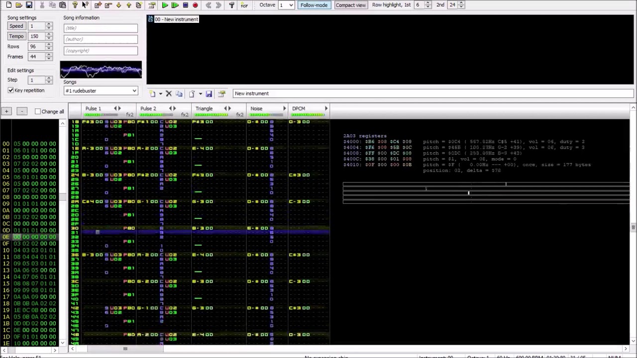 Rude Buster - Deltarune (Kirby's Adventure NES Style) 0CC-FamiTracker 2A03