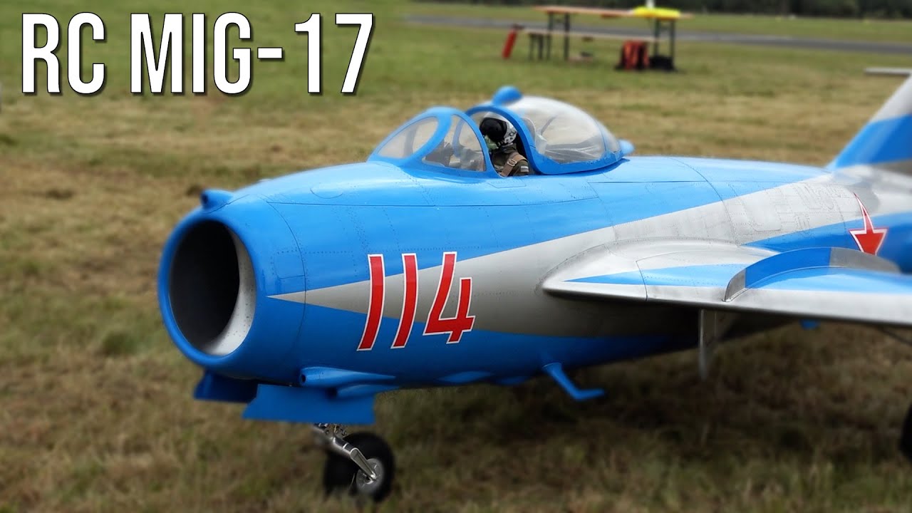 Large RC MiG 17 Turbine Jet | Beautiful Scale Model Flies At Flight Show