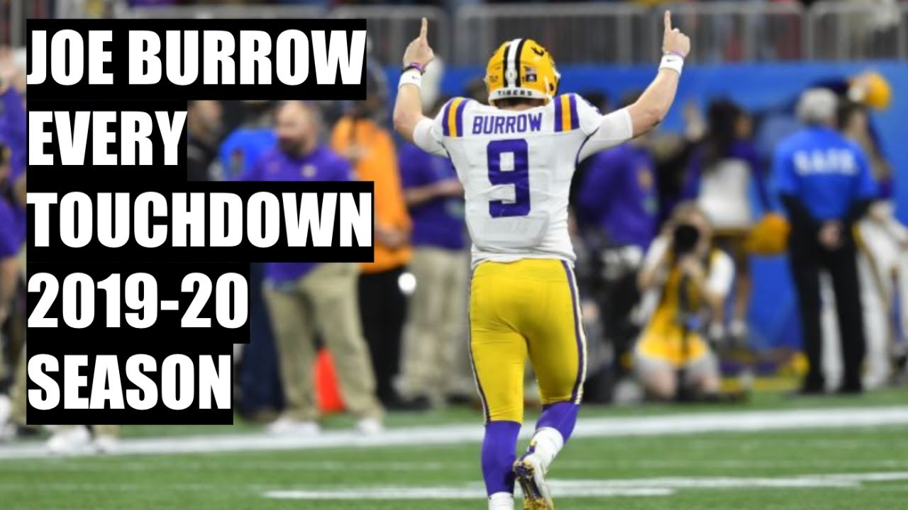 Every Joe Burrow Touchdown 2019-20 College Football Season | A Season To Remember