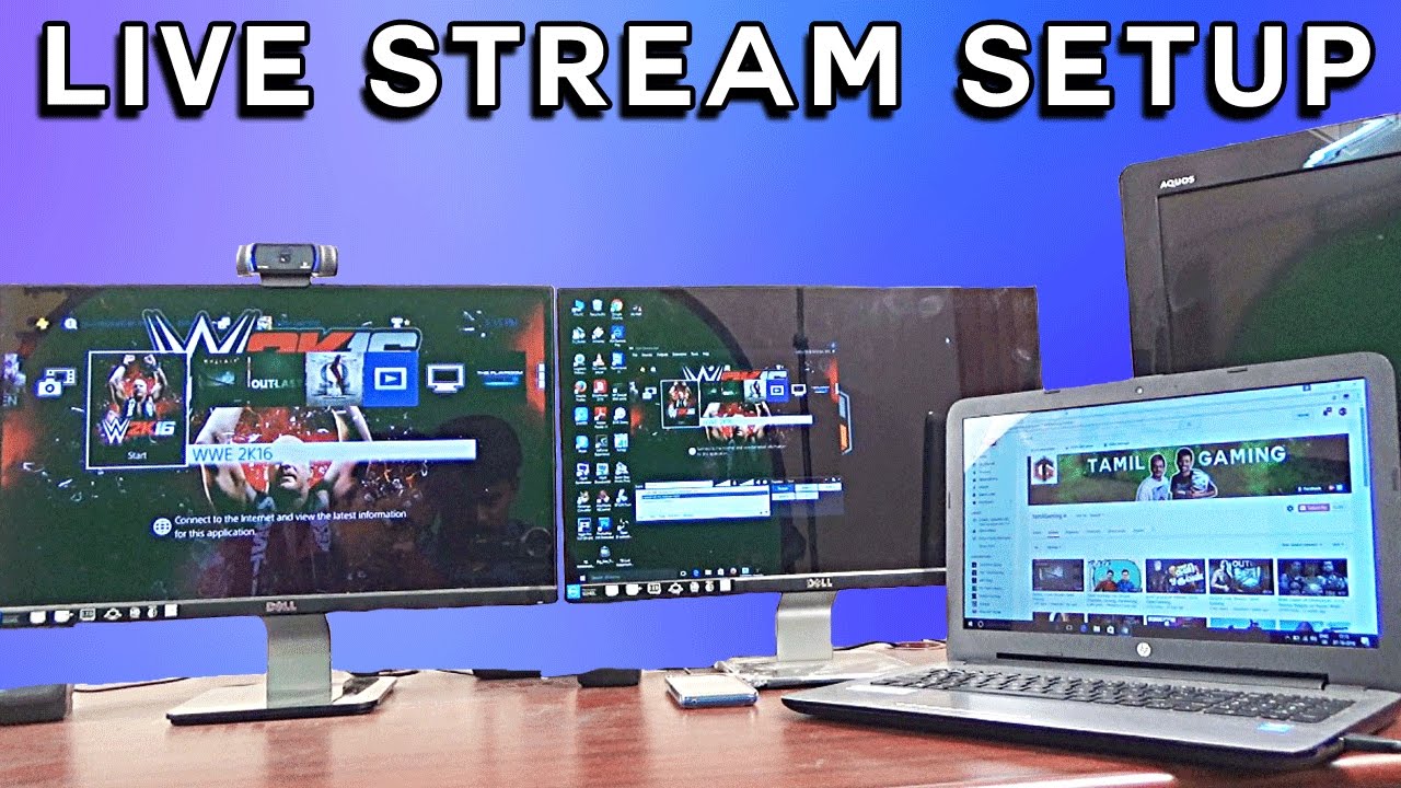 How to Live Stream Gameplay - Tamil Gaming