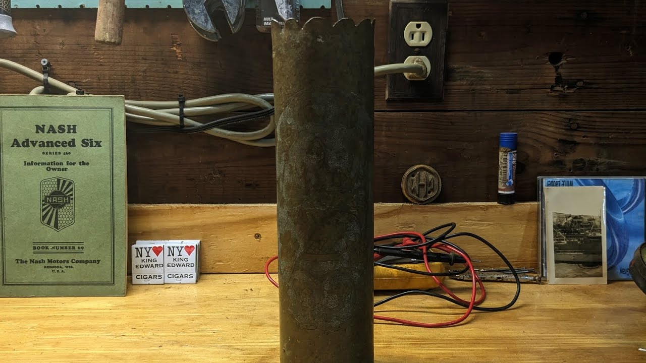 WW1 artillery shell trench art