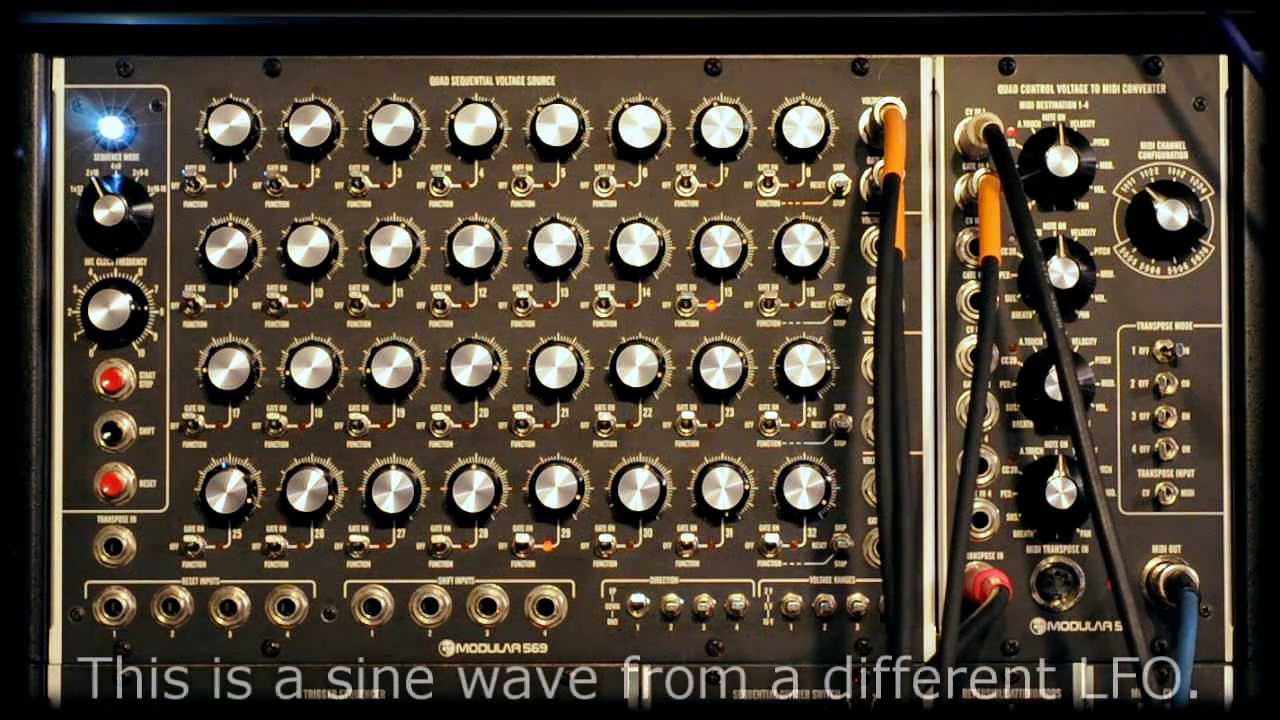Moon Modular 552 CV To MIDI Tracking Demo