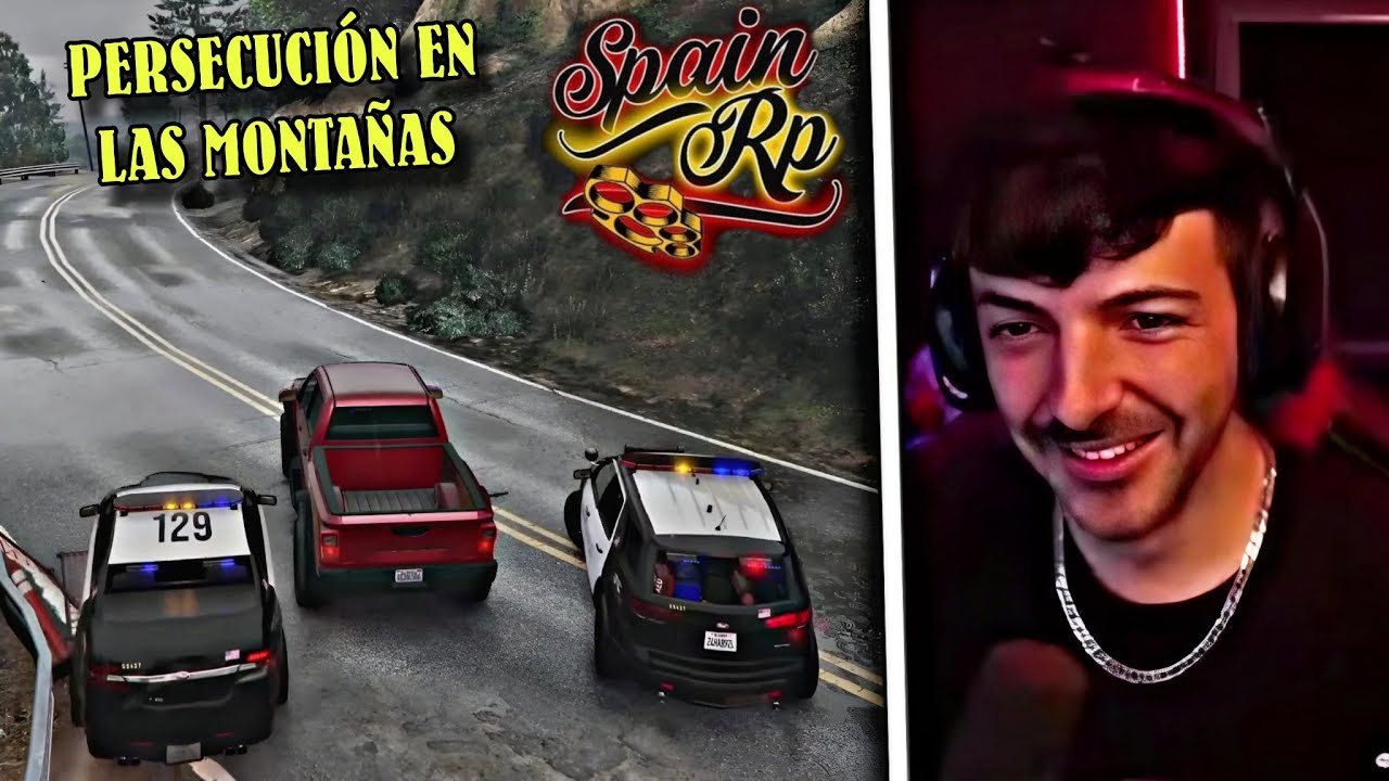 HARRY (NEXXUZ) ENSEÑA COMO BURLAR A LA POLICÍA EN UNA PERSECUCIÓN POR LAS MONTAÑAS 😤😎 SPAINRP