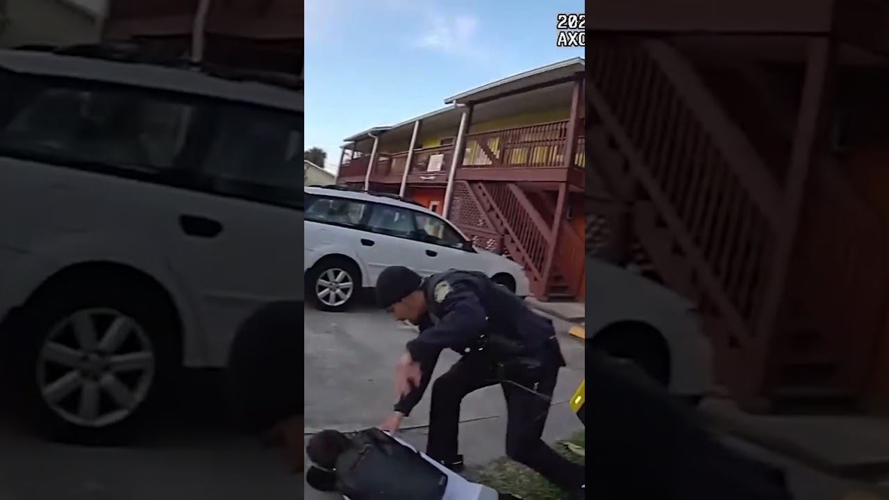 Watch Florida Teen Bolt And Get Tased by Police #shorts