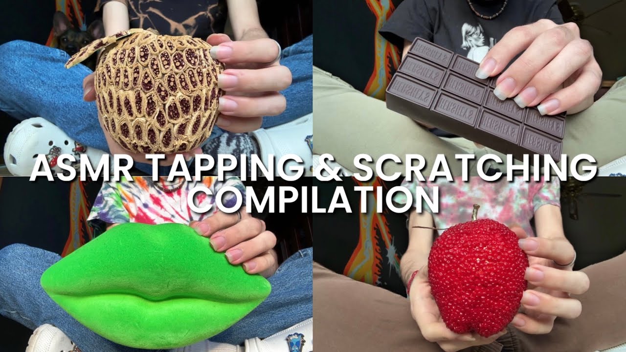 ASMR 1+ HOUR of Tapping & Scratching on Random Triggers 🤎 - lofi
