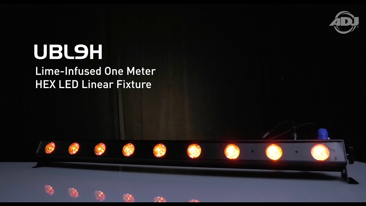 ADJ Lighting UBL9H Linear Fixture Demo