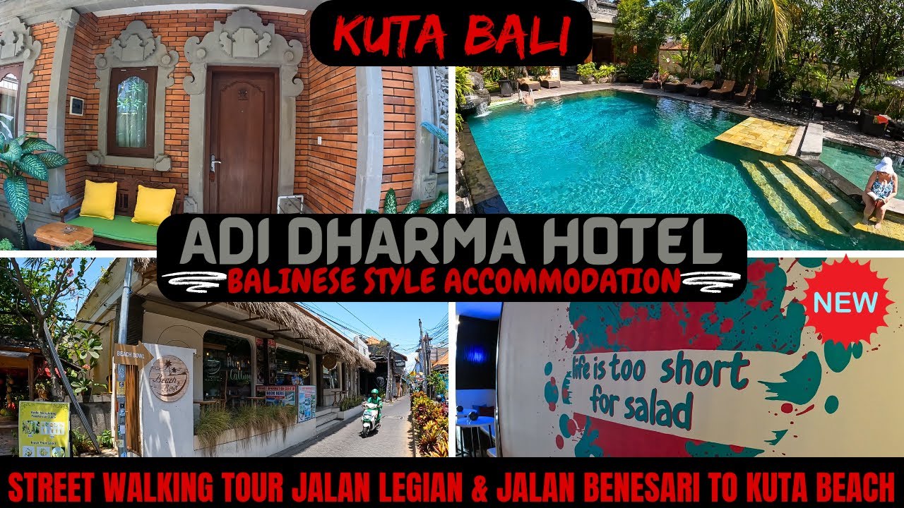 Bali Kuta Hotels Accommodation Adi Dharma Hotel Balinese Style Hotel