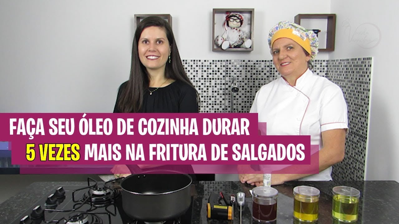 Faça seu óleo durar 5 VEZES mais durante a fritura de salgados !