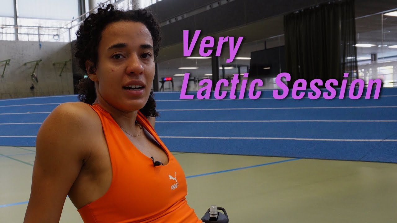 Lactic Training Session as a Track & Field Athlete🍋
