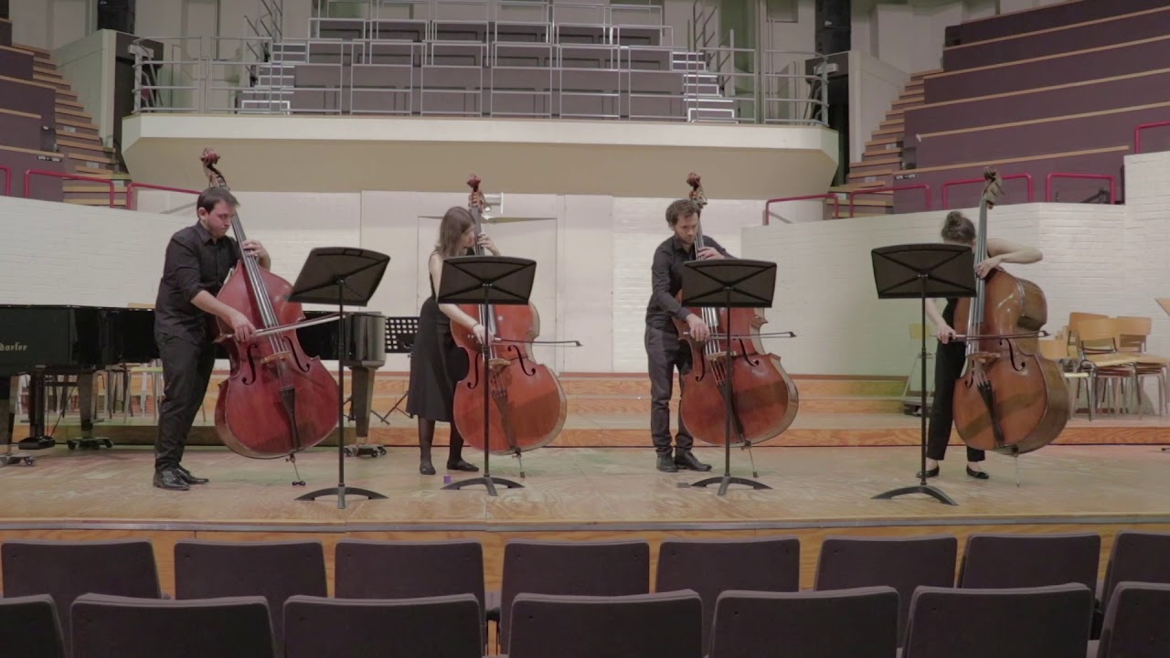 Suite for four double basses- Colin Brumby (LUCA Double Bass Quartet Jan Buysschaert