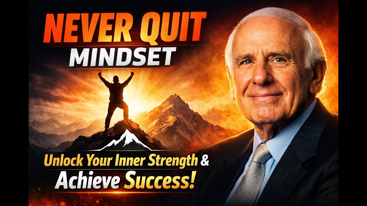 Never Quit Mindset: Unlock Your Inner Strength & Achieve Success | Jim Rohn Motivation