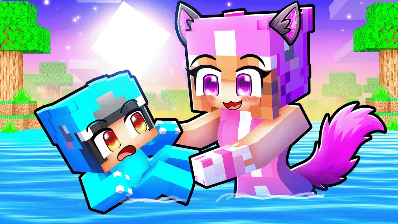 Saved by the OMZ ALPHA WOLF in Minecraft!