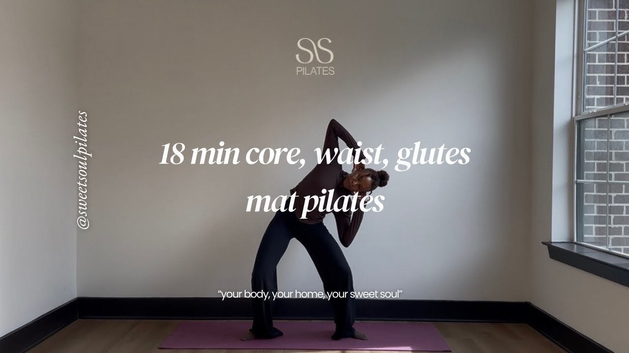 18 min core, waist, glutes || at-home Pilates workout