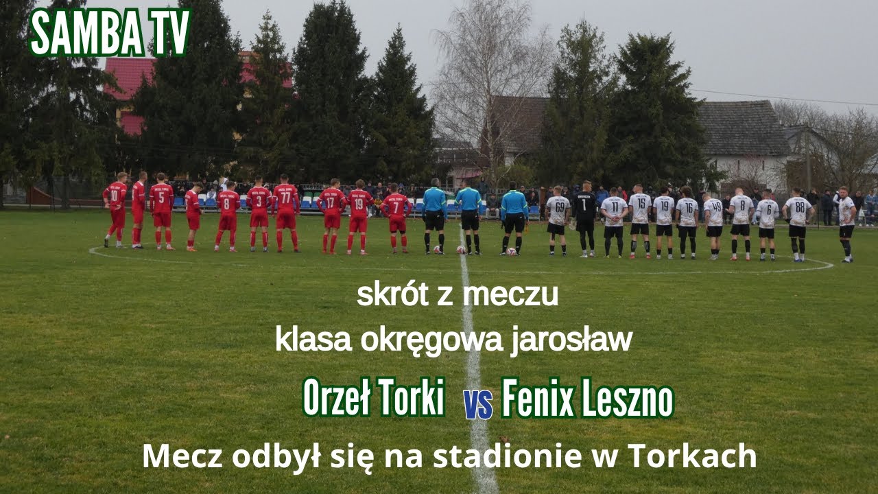 Orzeł Torki 3:1 Fenix Leszno skr&oacute;t z meczu Klasy Okręgowej Jarosław 15.11.2025