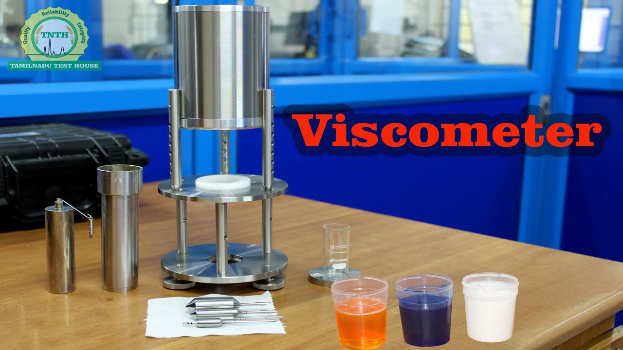 How to measure Viscosity | Viscosity of fluids using rotational Viscometer | Tamilnadu test hous