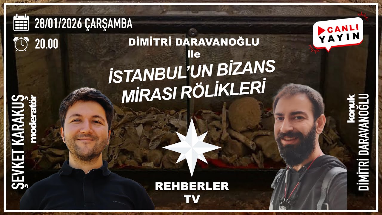 Dimitri Daravanoğlu ile “İstanbul’un Bizans Mirası Rölikleri”