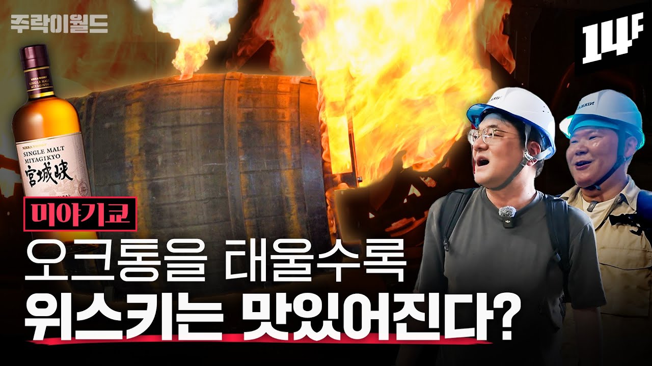 위스키 오크통 어떻게 만들까? 오크통도 직접 만드는 닛카 미야기쿄 증류소 탐험~  | 주락이월드 / 14F