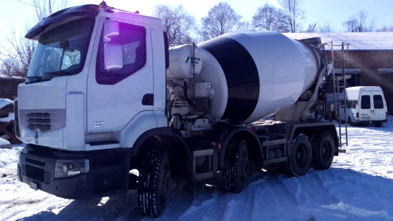 Міксер, бетономешалка Renault Kerax Stetter AM 10