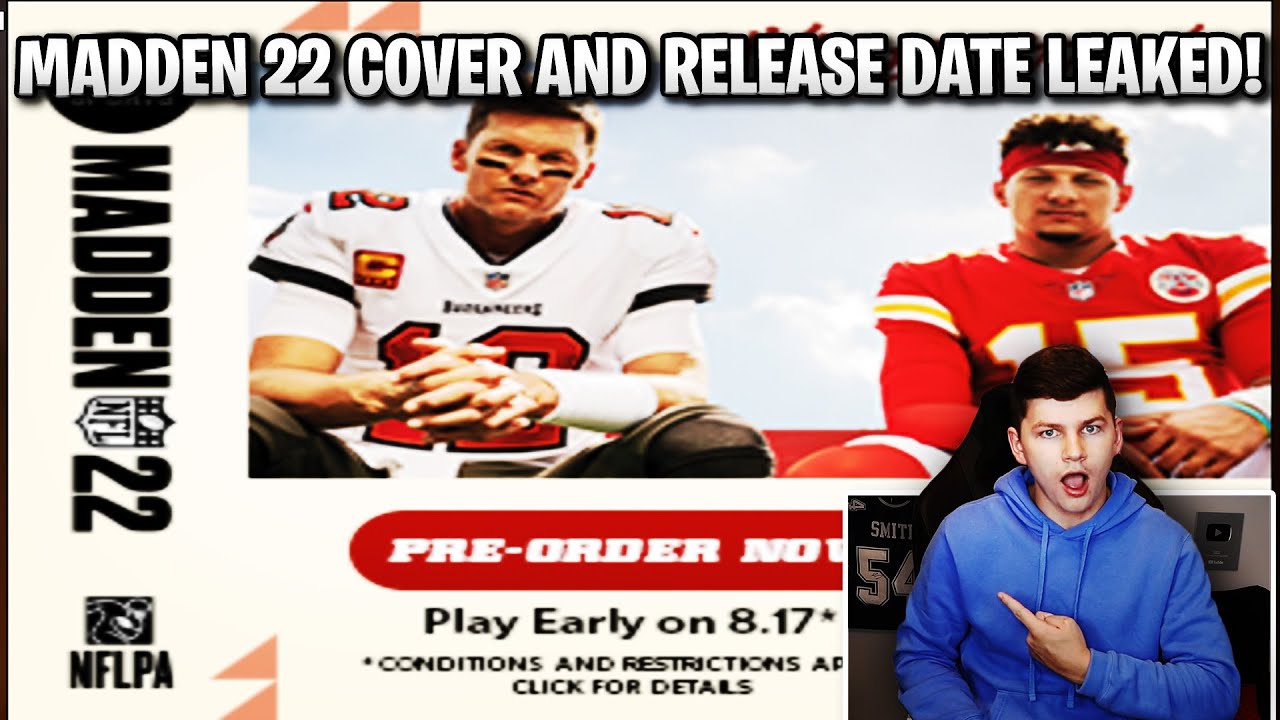 MADDEN 22 COVER ATHLETES AND RELEASE DATE LEAKED! MAHOMES AND BRADY COVER LEAKED! | MADDEN 22
