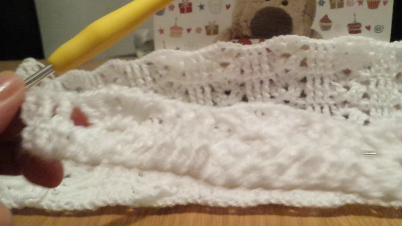 Manta de bebe em croche