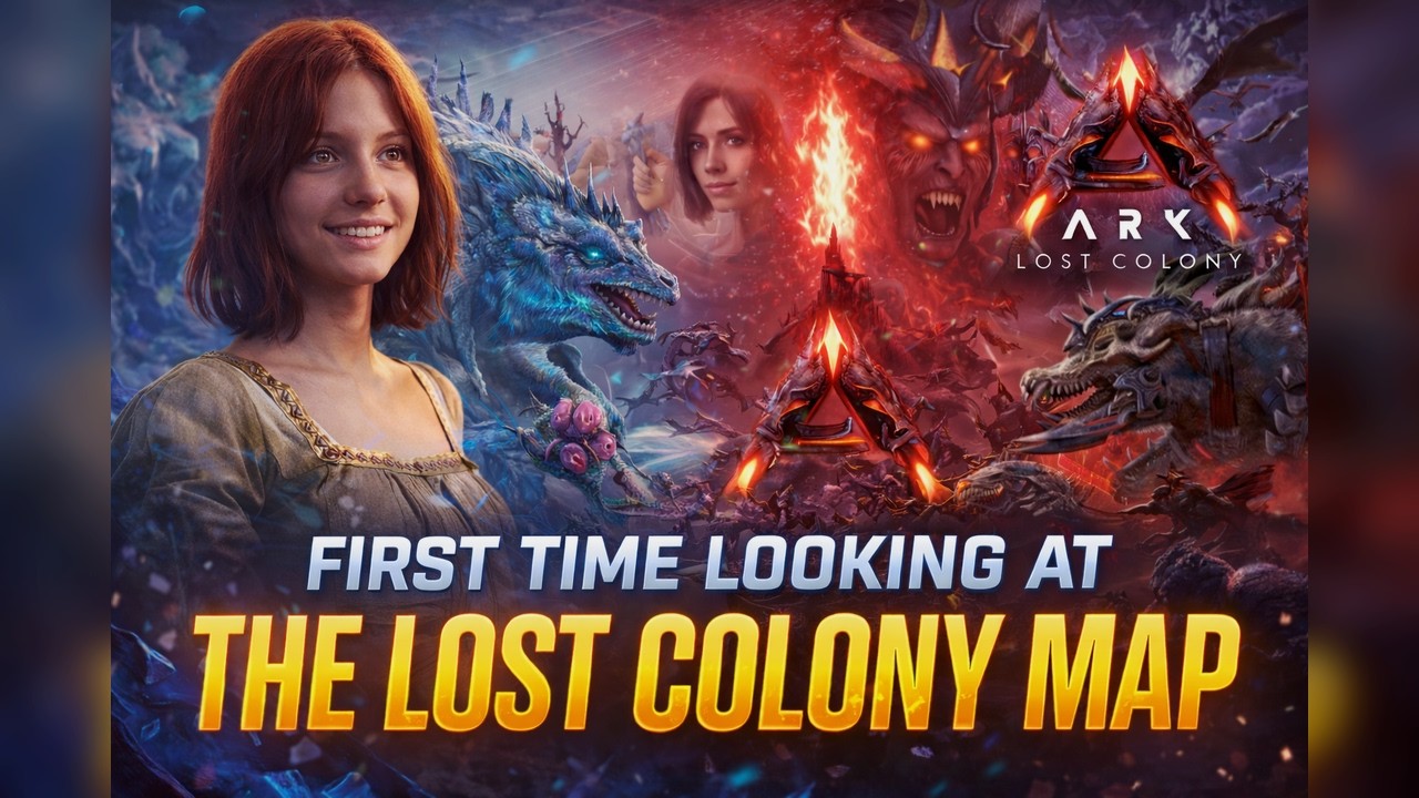 Lost Colony Map Tour (First Look) | ARK Ascended