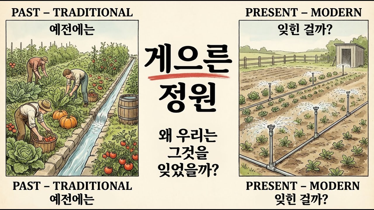 20년 동안 스스로 물을 주는 “게으른” 정원 — 우리는 왜 이것을 잊었을까?
