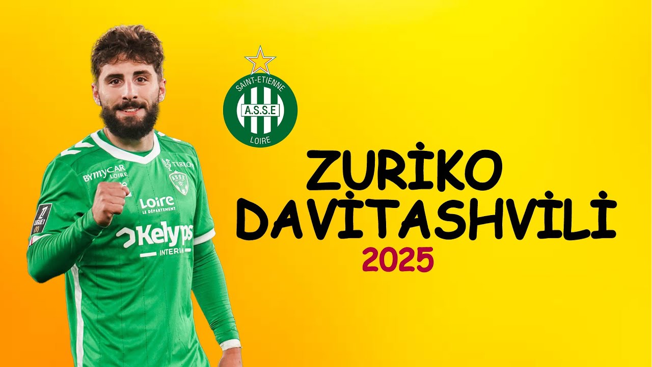 Zuriko Davitashvili | Skills & Goals | Saint Etienne | 2025
