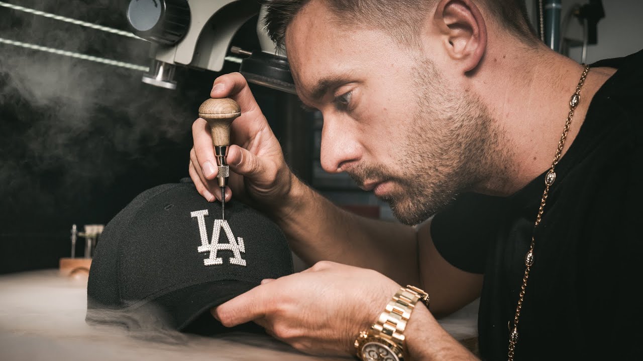 I Put $20,000 Of Diamonds Into A Baseball Cap