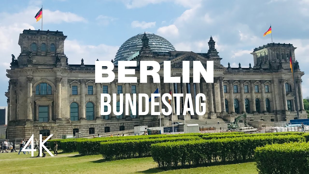 Berlin 🇩🇪 Walking. The Bundestag and Brandenburg Gate in One Video