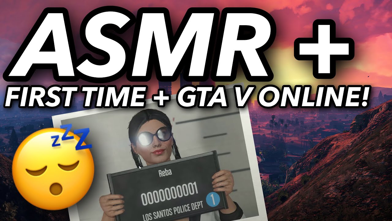 ASMR GAMING 😴 FIRST TIME PLAYING GTA V ONLINE WHISPERING + RELAXING KEYBOARD SOUNDS⌨️