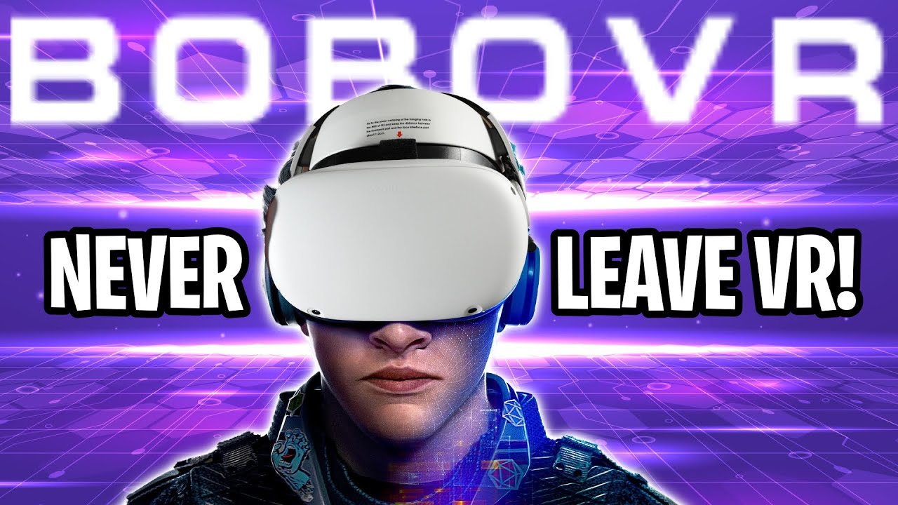 YOU'LL NEVER HAVE TO LEAVE VR WITH THIS BOBOVR HEAD STRAP!