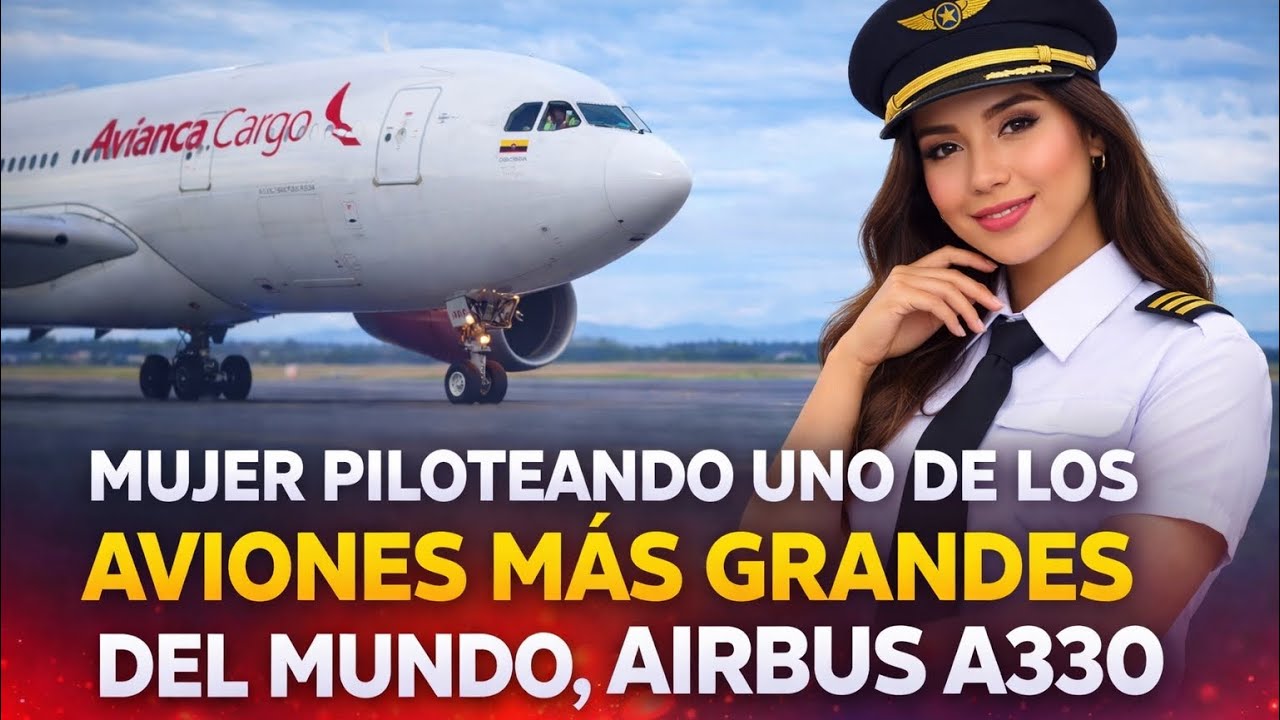 &iexcl;SALUDO de la COPILOTO que nos sorprendi&oacute;!😍 A330 CARG&Oacute; EN RIONEGRO 