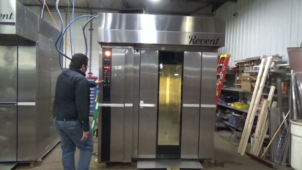 Revent Double Rack Oven, Model: 724 G DG, Running.