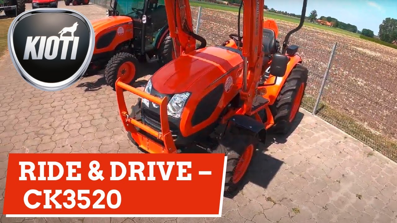 KIOTI CK3520 - SPEZIAL: RIDE & DRIVE