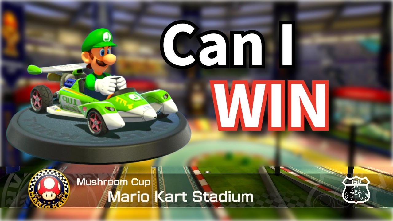 Mario Kart 8 Deluxe: Can I win in Mario Kart Stadium (CPU) Part 2