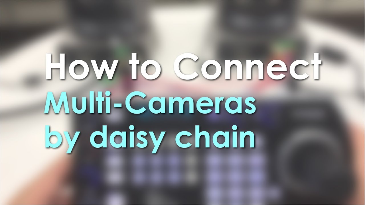 [InstallAV] VS-KB30 Camera Controller How to Connect Multi Cameras by Daisy Chain | Lumens ProAV