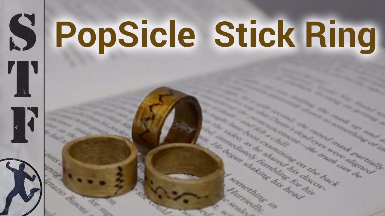 How to make a Popsicle Stick Wooden Ring