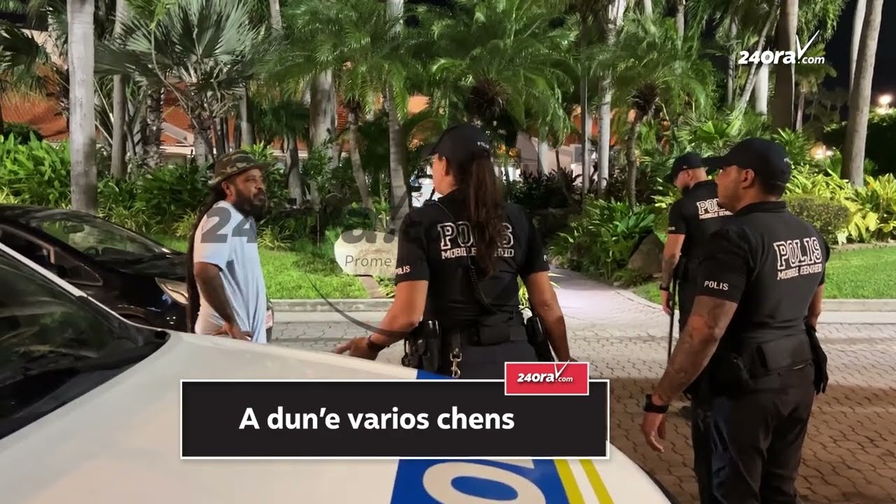Richie Danies den confrontacion cu polis