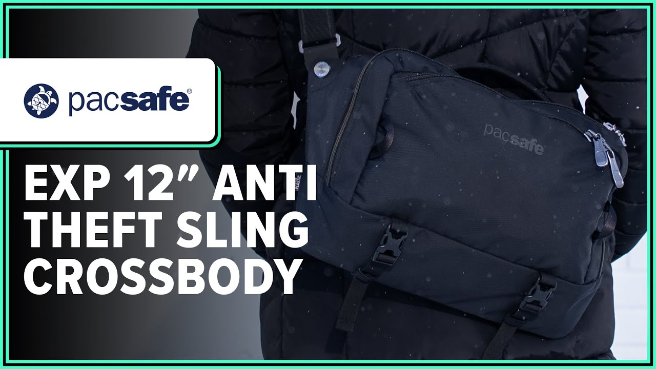 Pacsafe EXP 12″ anti theft sling crossbody Review (2 Weeks of Use)