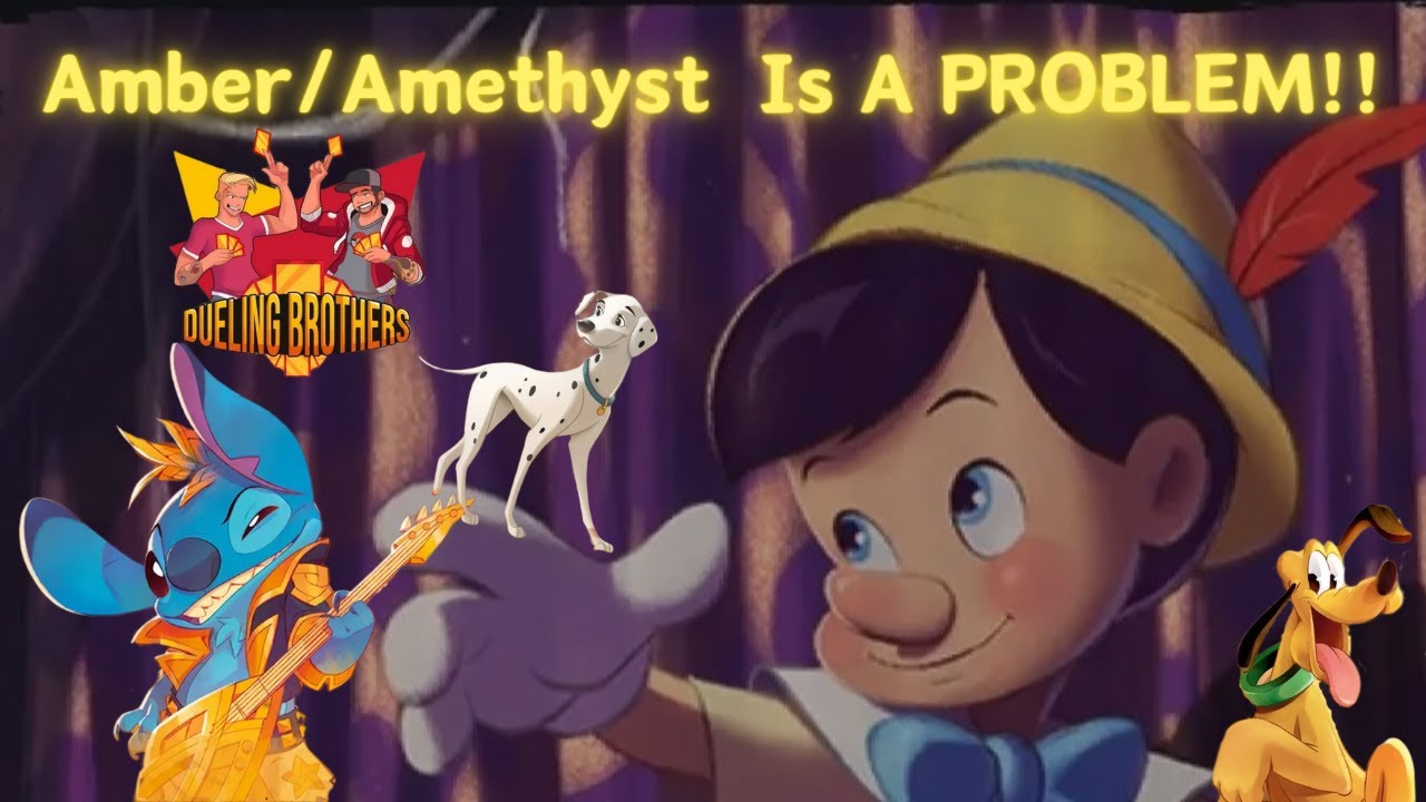 This Deck is a PROBLEM!! Amber/Amethyst SPRINTS TO 20 LORE!! - Disney Lorcana Gameplay