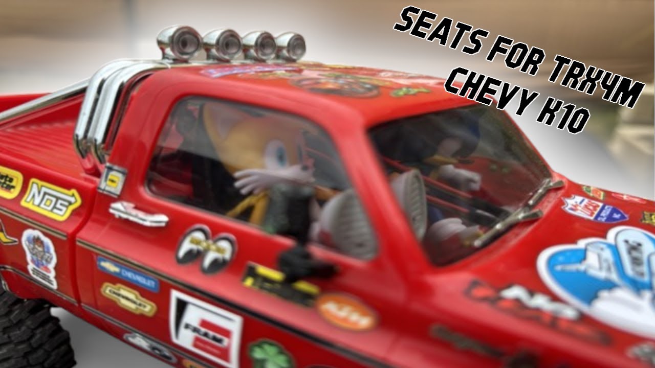 Adding seats to the Traxxas TRX4M Chevy K10! (tutorial)